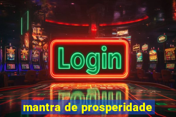 mantra de prosperidade